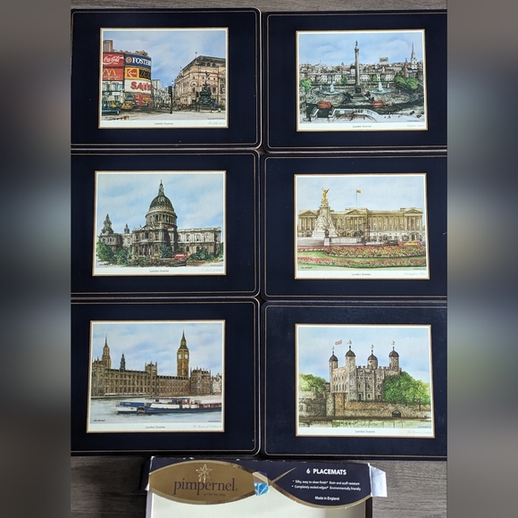 Vintage Pimpernel London Placemats - Picture 1 of 4